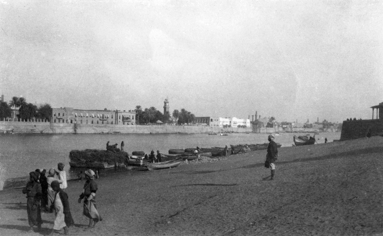 Tigris River, Bagdad, Irak, 1917-1919 tekijältä Unbekannt