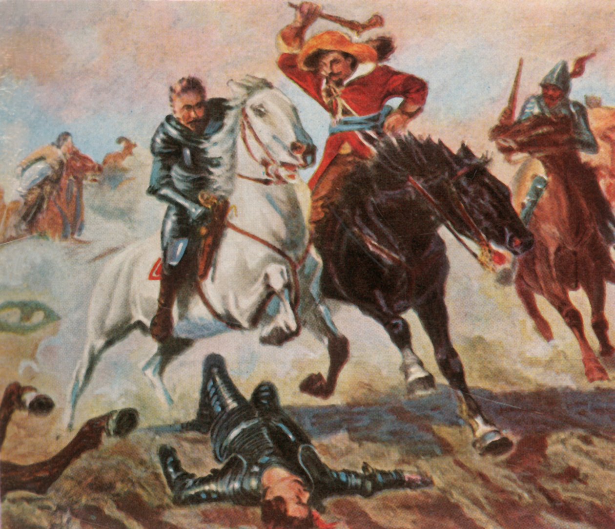 Tillysin lento Lechin taistelun jälkeen, 4. huhtikuuta 1632, 1936. tekijältä Unbekannt