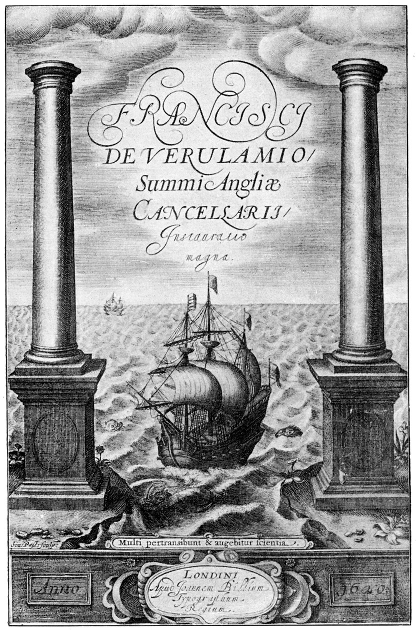 Francis Baconin Institutio Magnan nimilehti, 1620 1893 tekijältä Unbekannt