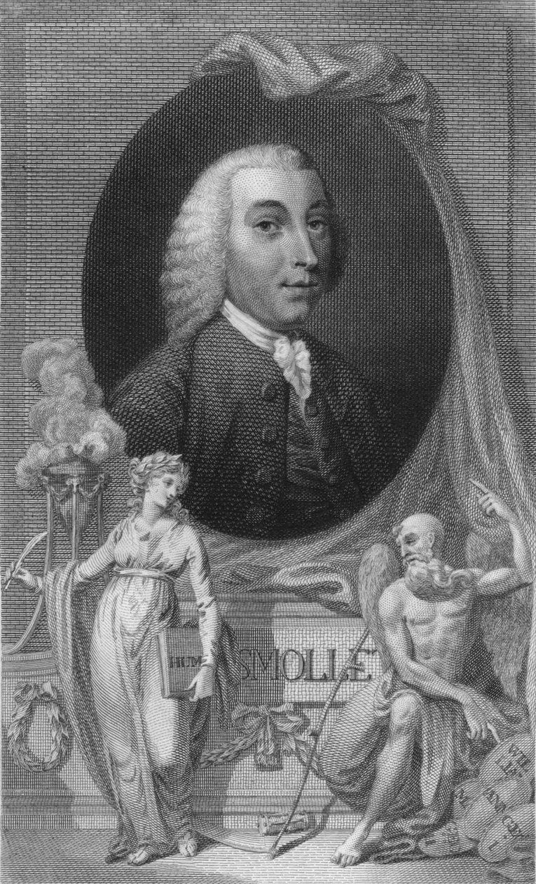 Tobias Smollett, 1790 tekijältä Unbekannt