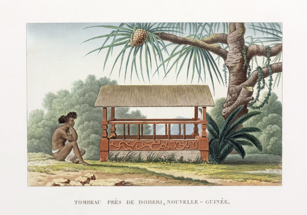 Hauta lähellä Doreria, Uusi-Guinea tekijältä Unbekannt