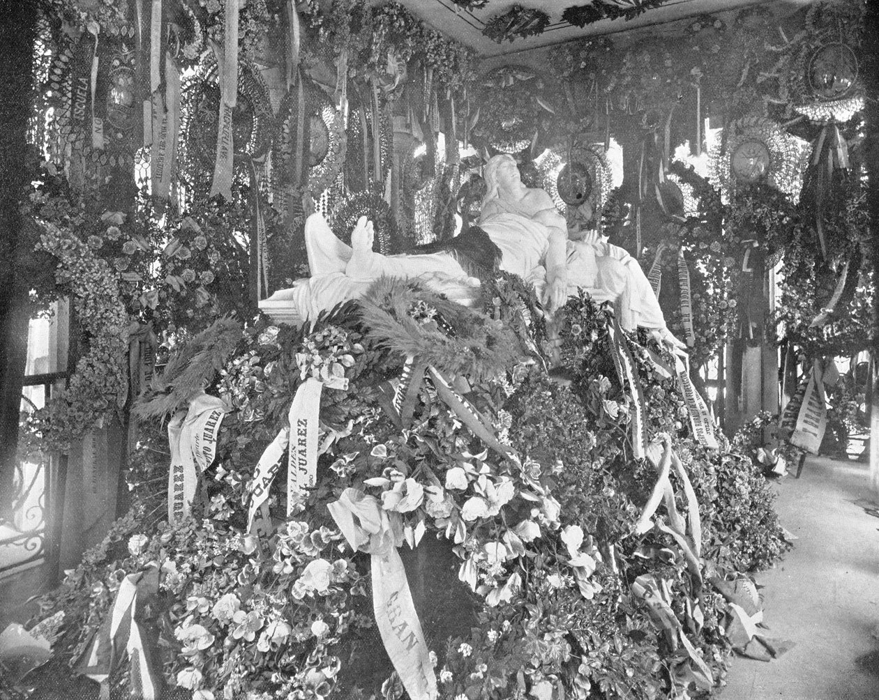 Juarezin hauta, San Fernandon hautausmaa, México, Meksiko, n. 1900. tekijältä Unbekannt