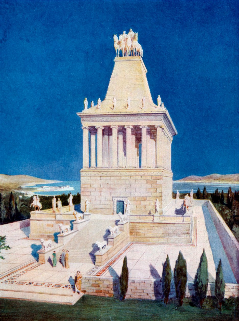 Mausoloksen hauta Halikarnassoksessa, 1933-1934 tekijältä Unbekannt