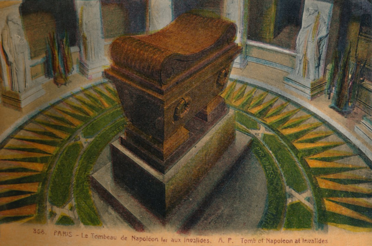 Napoleonin hauta Les Invalidesissa, Pariisissa, 1920 tekijältä Unbekannt