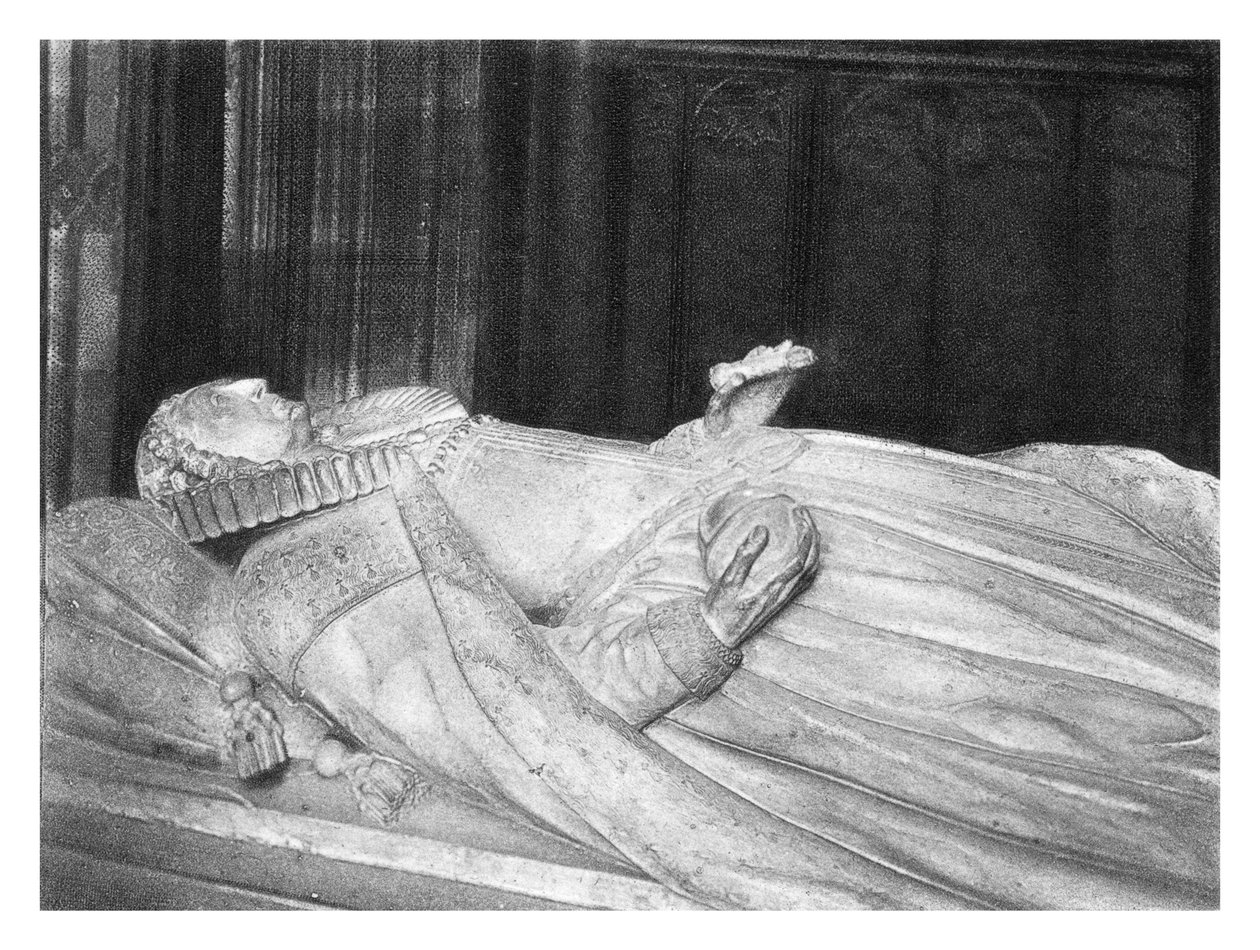 Kuningatar Elizabeth I:n hauta, Westminster Abbey, 1896 tekijältä Unbekannt
