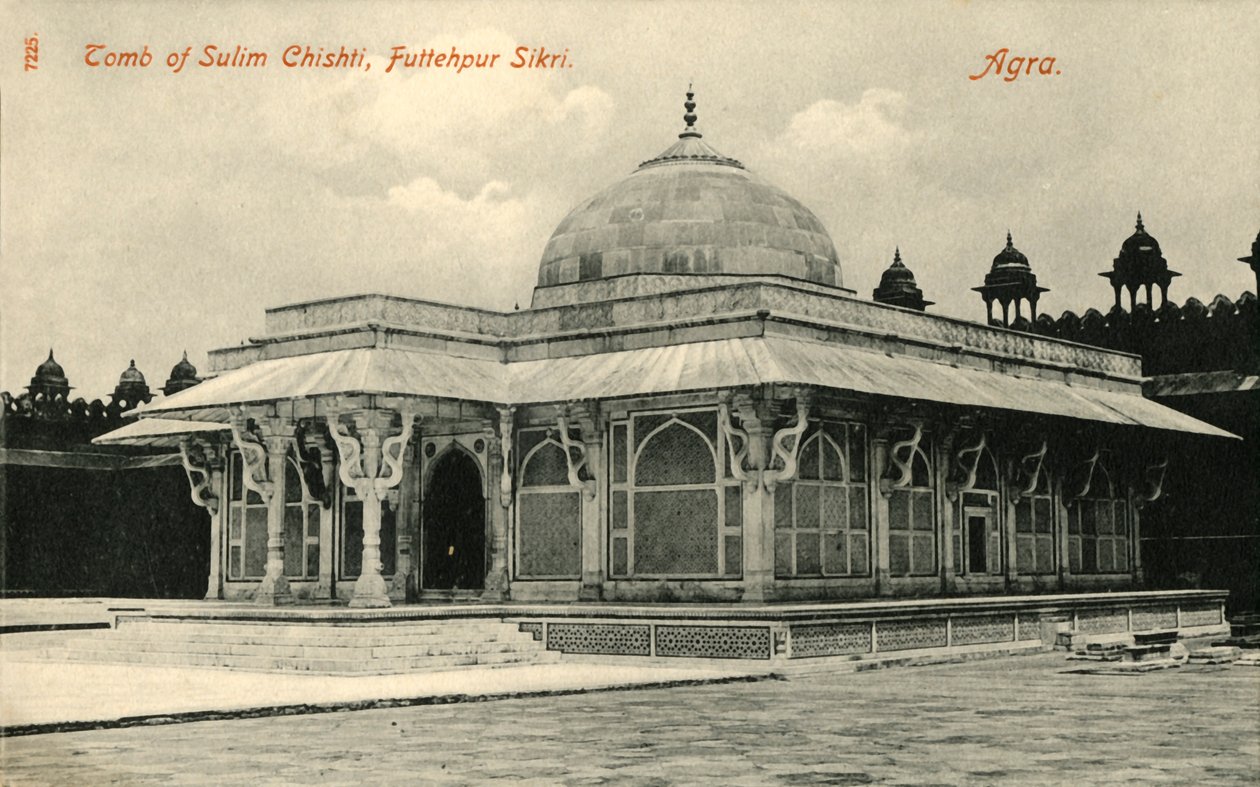 Sulim Chishtin hauta, Kuttehpur Sikri. Agra. tekijältä Unbekannt