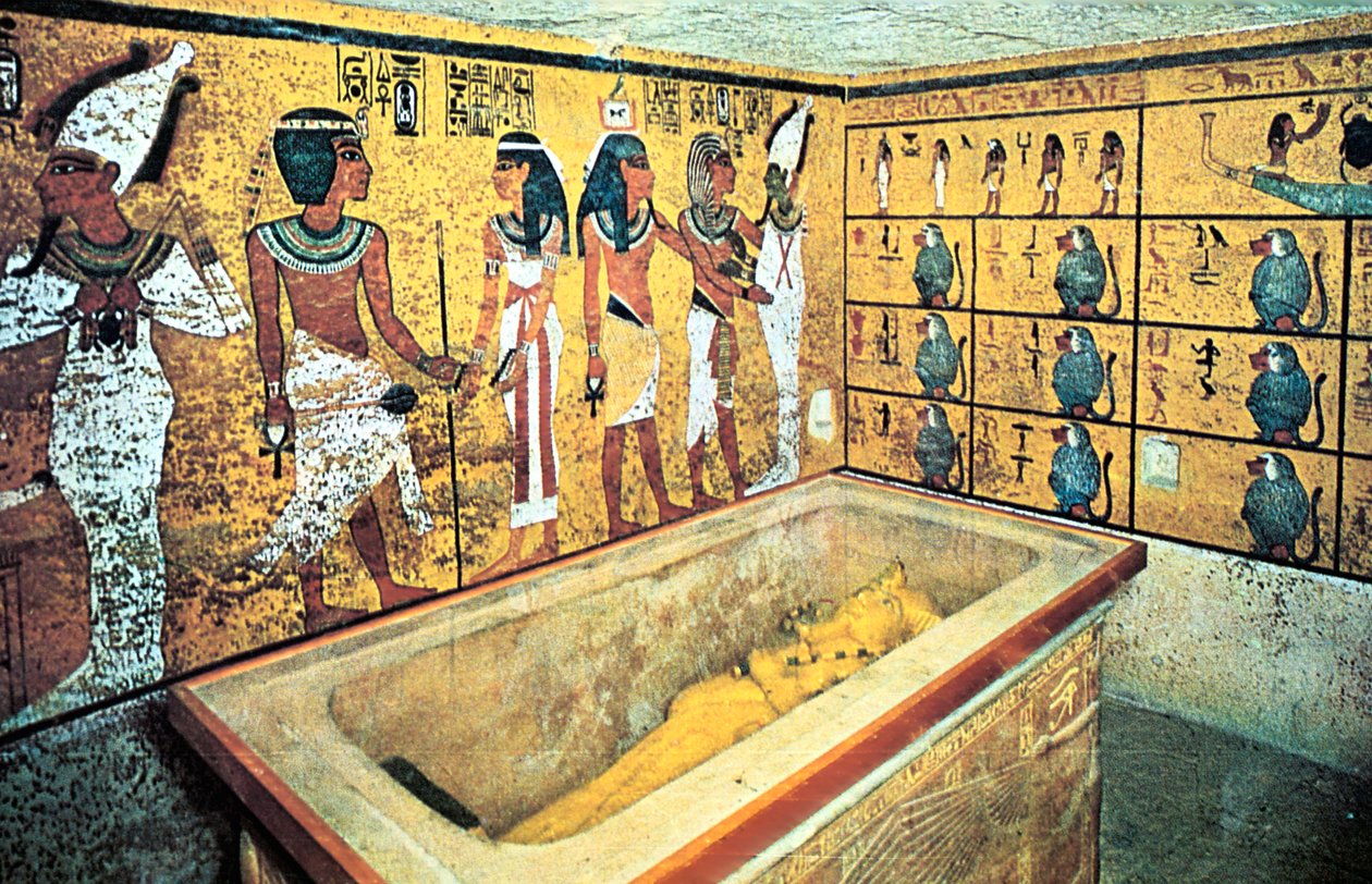 Tutankhamonin hauta, muinainen egyptiläinen, 18. dynastia, n. 1325 eaa. tekijältä Unbekannt