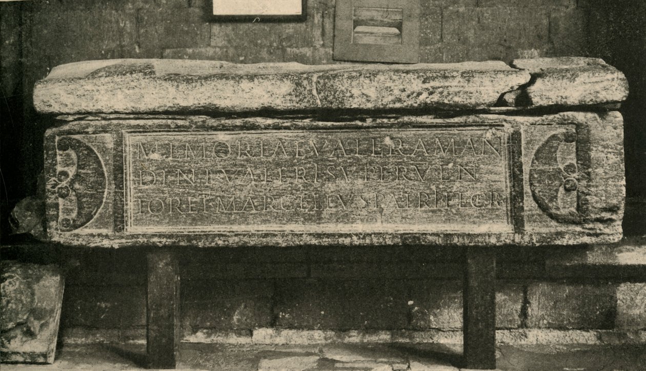 Valerius Amandinuksen roomalaisen kenraalin hauta, 1908 tekijältä Unbekannt