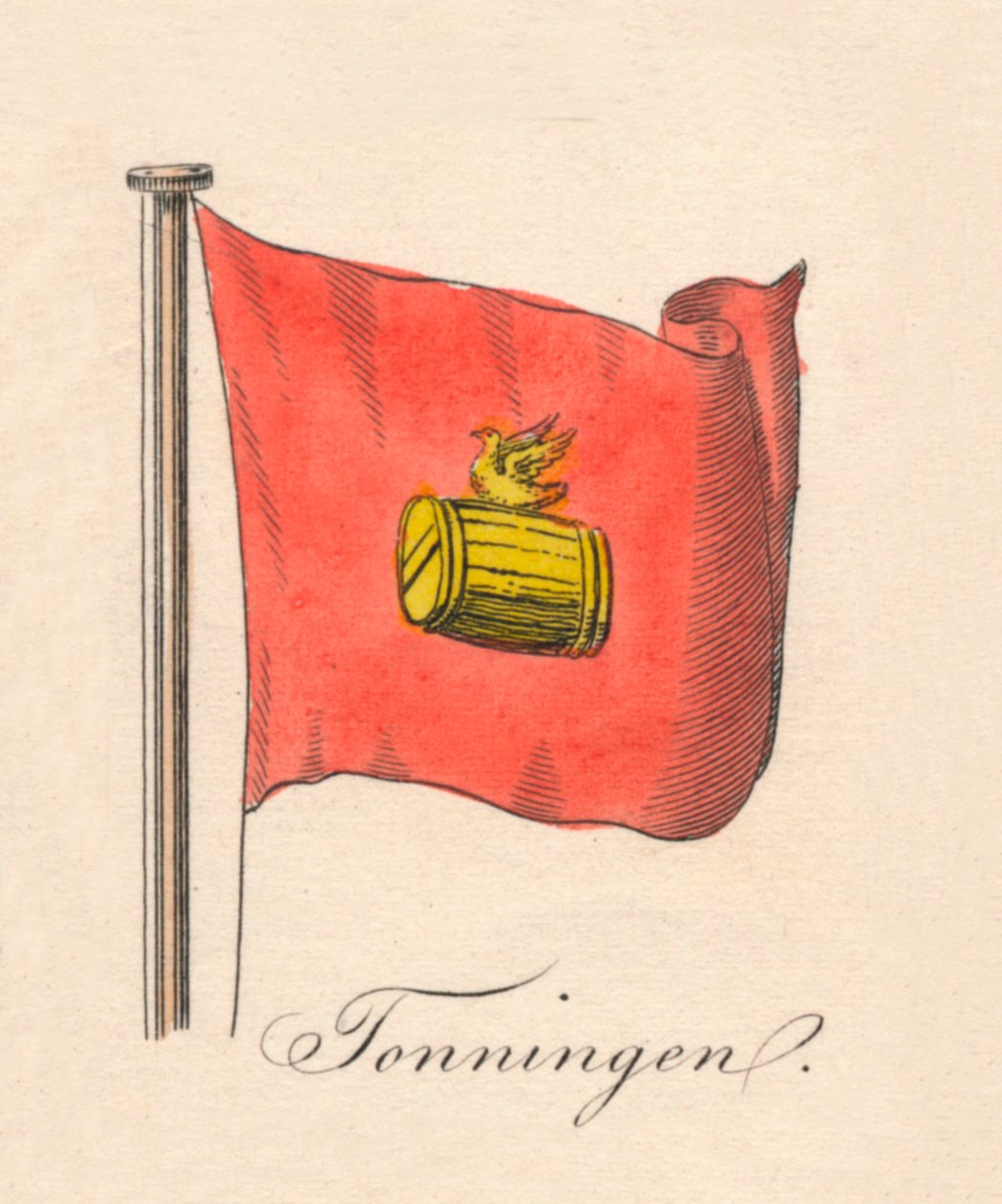 Tonningen, 1838 tekijältä Unbekannt