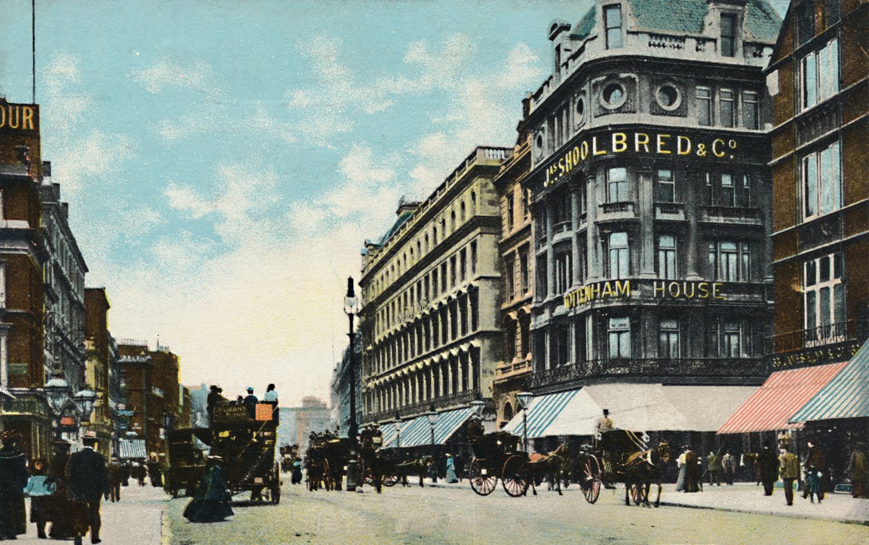 Tottenham Court Road, Lontoo, 1906. tekijältä Unbekannt