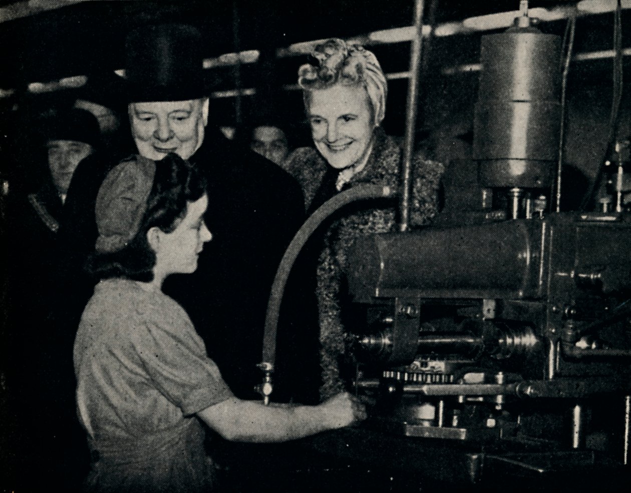 Asetehtaan tarkastuskierros, 1940-luku, 1945. tekijältä Unbekannt