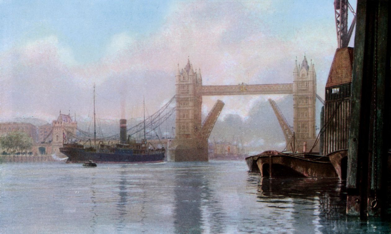 Tower Bridge, Lontoo, 1930-luku tekijältä Unbekannt