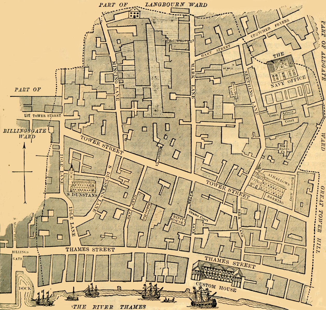 Tower Street Ward, 1872. tekijältä Unbekannt