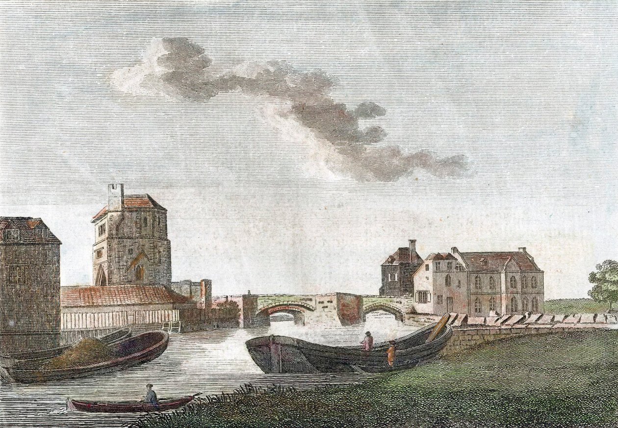 Franciskaanilustarin torni, Oxford, 1788 tekijältä Unbekannt