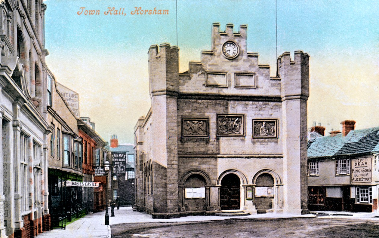 Kaupungintalo, Horsham, 1906 tekijältä Unbekannt
