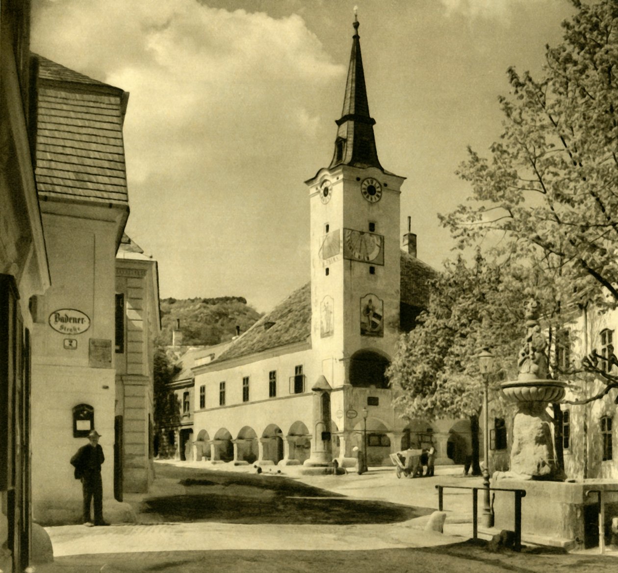 Kaupungintalo, Gumpoldskirchen, Mödling, Ala-Itävalta, n. 1935. tekijältä Unbekannt
