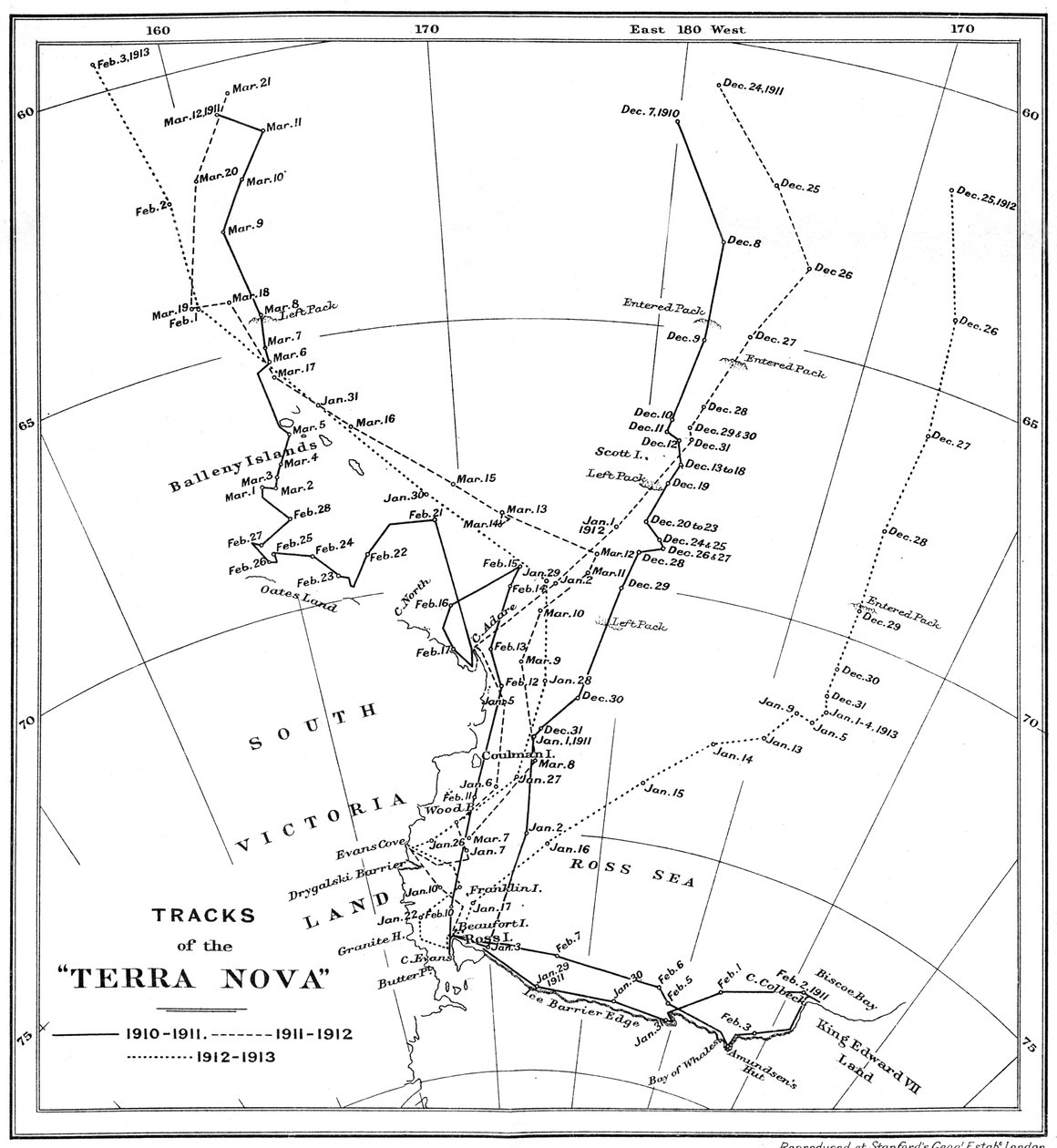 Terra Novan jäljet, 1910-1913, 1913 tekijältä Unbekannt