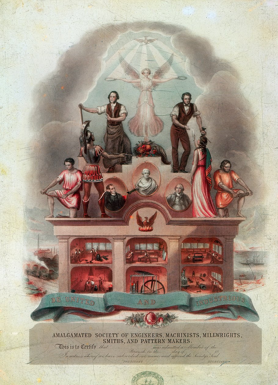 Ammattiliiton kirjakäärö, 1851 tekijältä Unbekannt