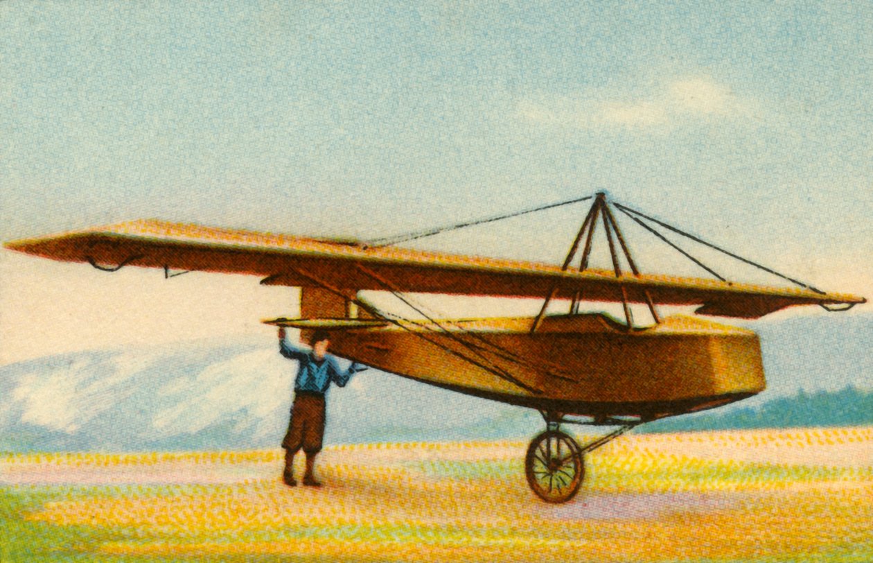 Purjelentokoneen harjoittelu Grunaun purjelentokoulussa Saksassa, 1932. tekijältä Unbekannt