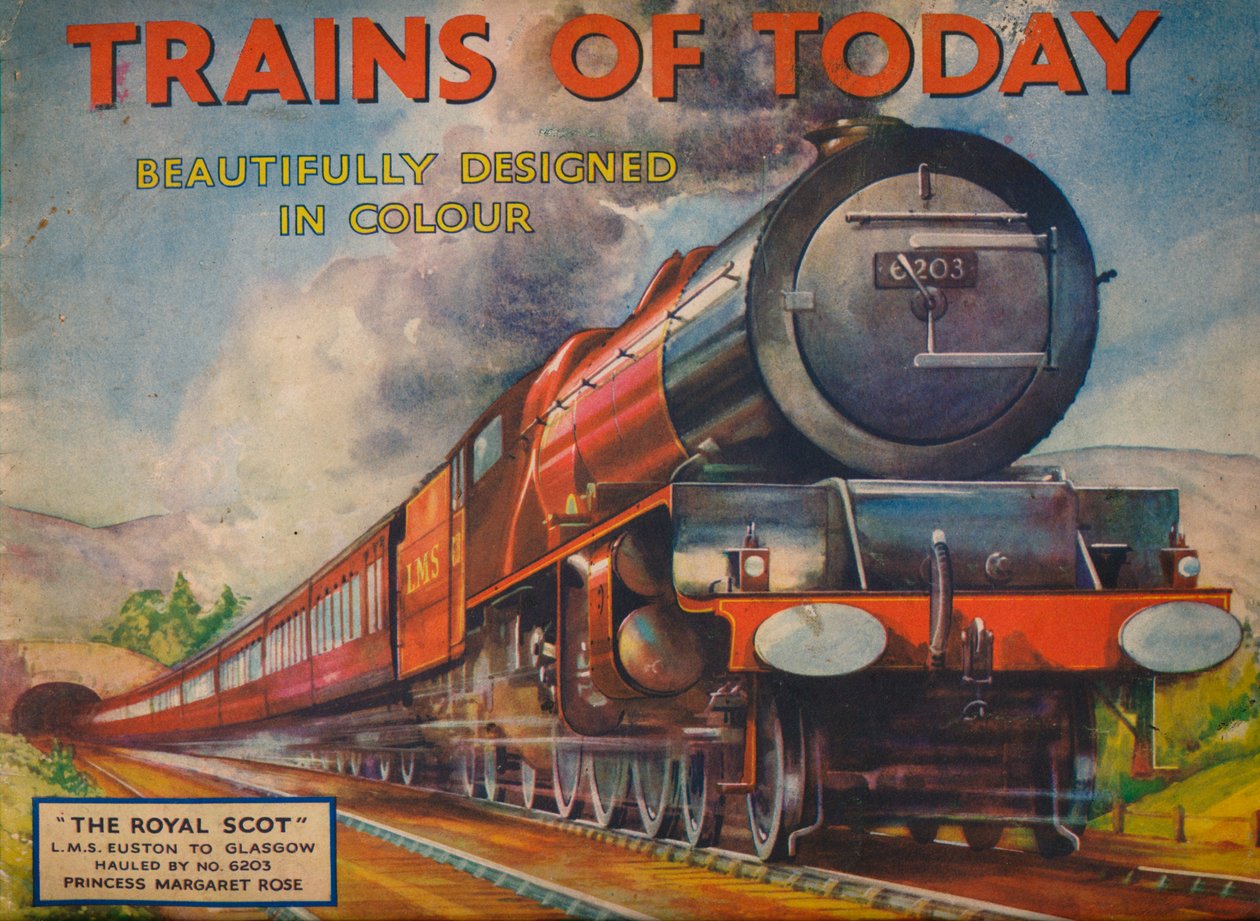 Tämän päivän junat: Royal Scot, L.M.S. Eustonista Glasgowiin, 1940 tekijältä Unbekannt