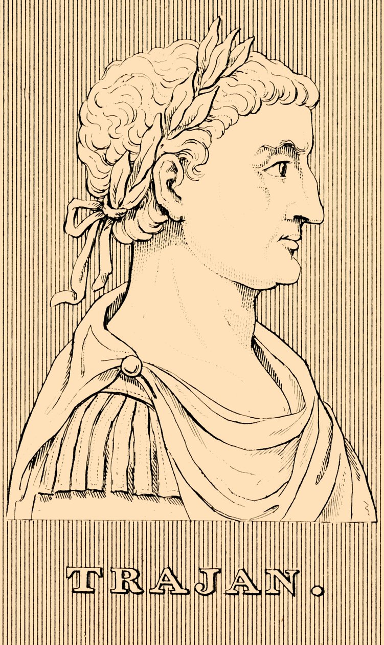 Trajanus, 53-117, 1830. tekijältä Unbekannt