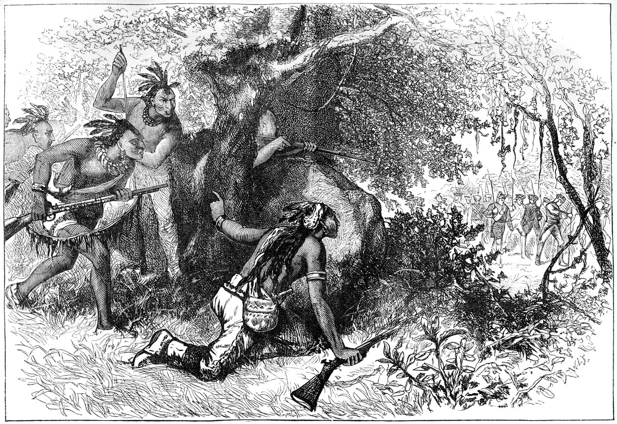Cherokien petos, 1700-luku vuodelta 1880 tekijältä Unbekannt