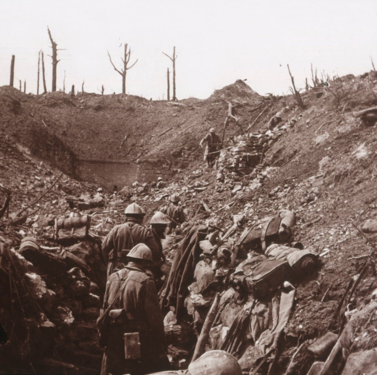 Treches, Fort Vaux, Pohjois-Ranska, c1914-c1918 tekijältä Unbekannt