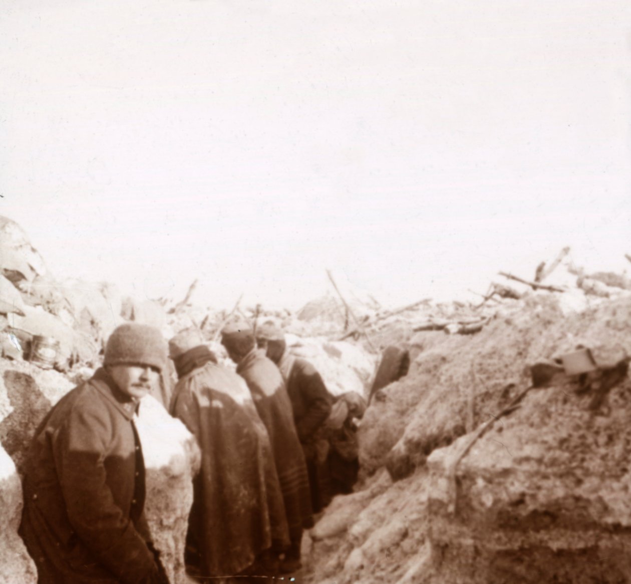 Treches, Tahure, Pohjois-Ranska, c1914-c1918 tekijältä Unbekannt