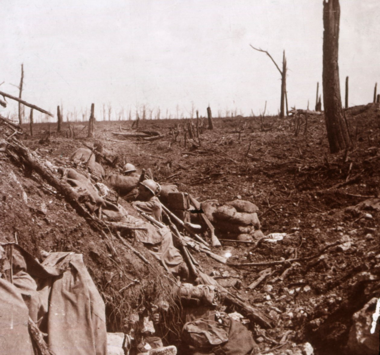 Treches, Vaux, Pohjois-Ranska, c1914-c1918 tekijältä Unbekannt
