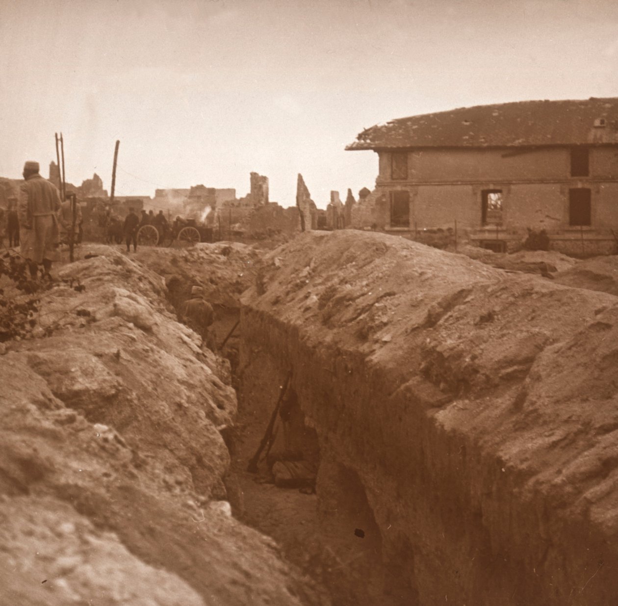 Kaivannot, c1914-c1918 tekijältä Unbekannt
