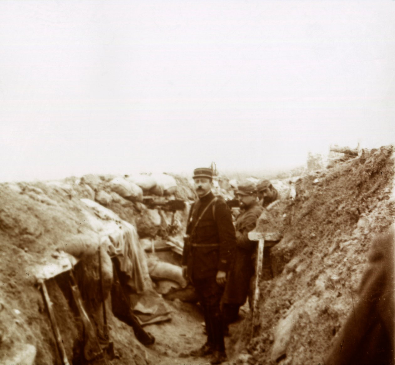 Kaivannot Champagnessa, Pohjois-Ranskassa, c1914-c1918 tekijältä Unbekannt