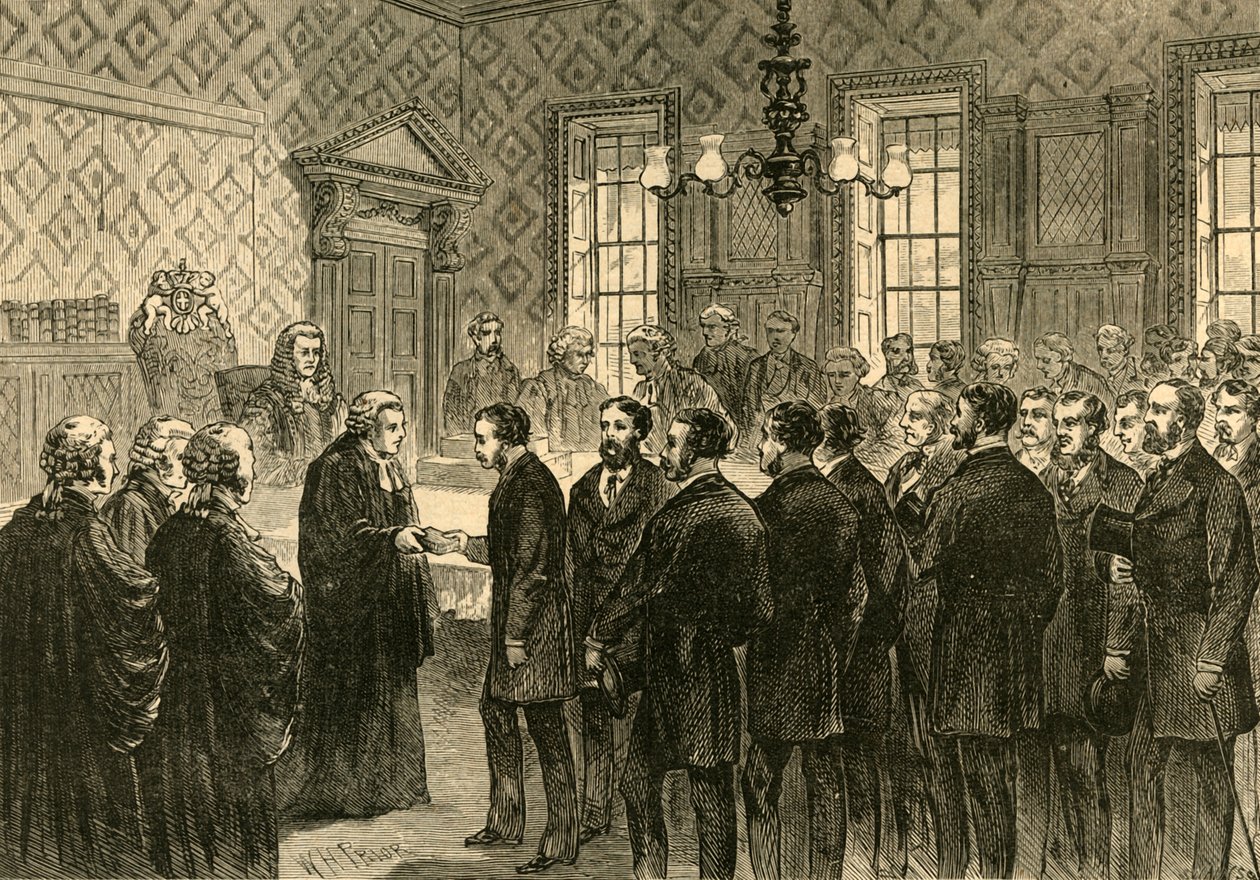 Pixin oikeudenkäynti, 1897. tekijältä Unbekannt