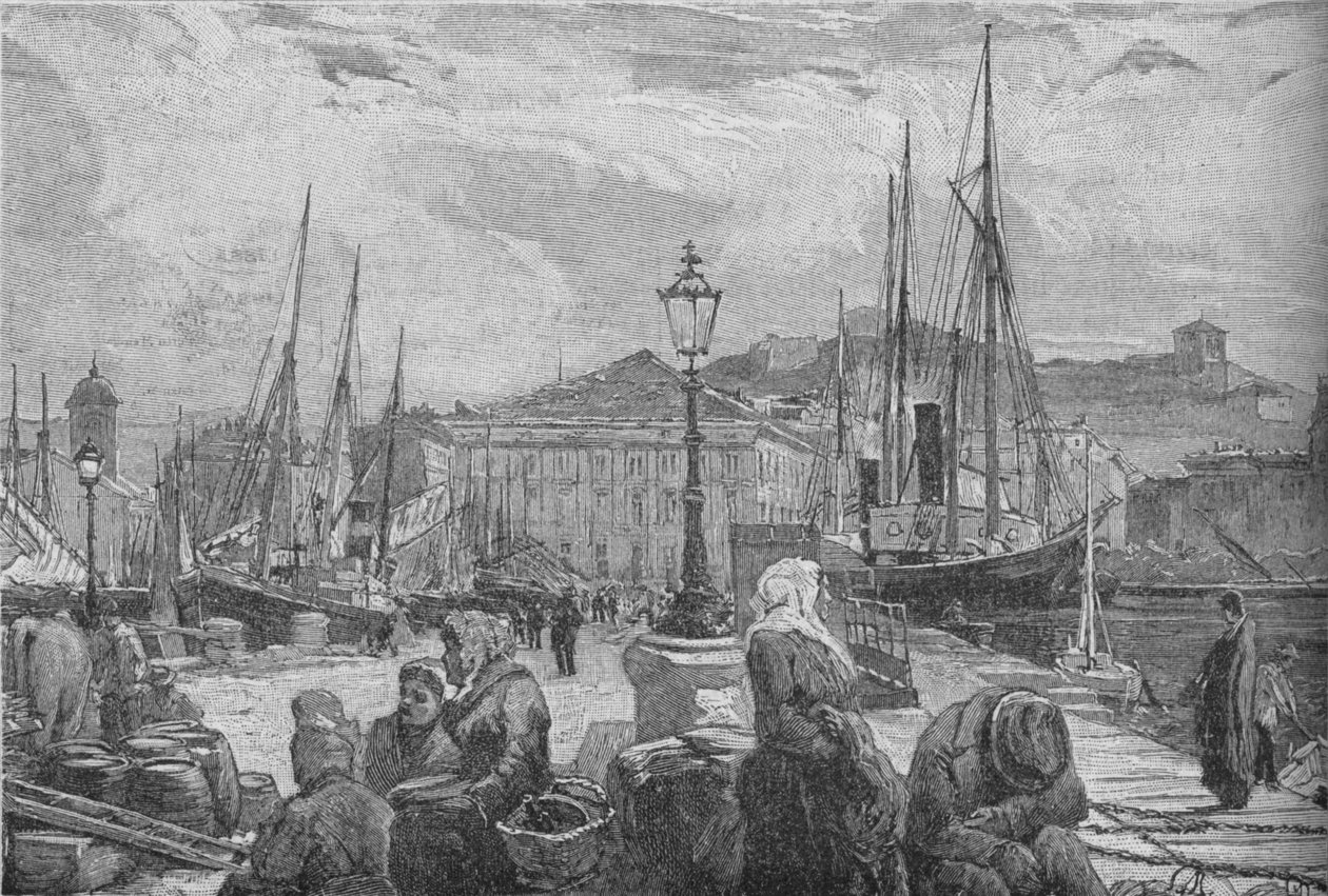 Triesten satama, 1902 tekijältä Unbekannt