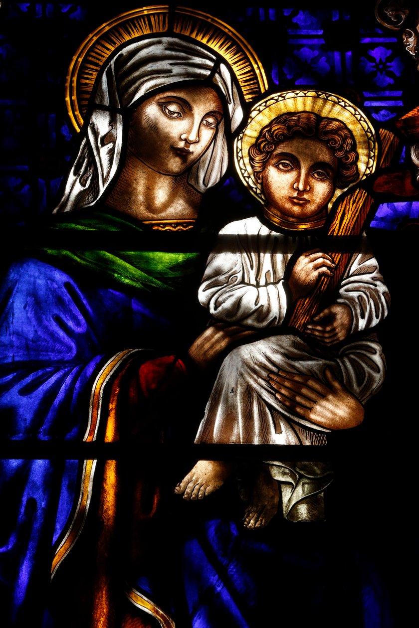 Kolminaisuuden kirkko - Neitsyt Maria ja Jeesus, New York, Yhdysvallat tekijältä Unbekannt