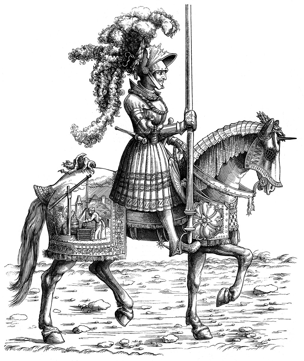 Maximilianuksen voitto, 1518 1844 tekijältä Unbekannt