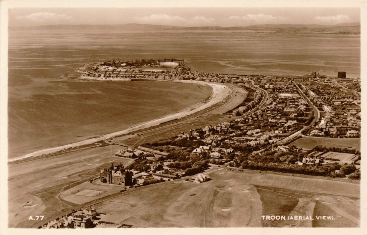 Troon Aerial View, c1930 tekijältä Unbekannt