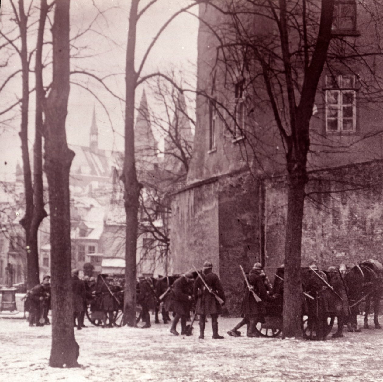 Joukot, Aachen, Saksa, c1914-c1918 tekijältä Unbekannt