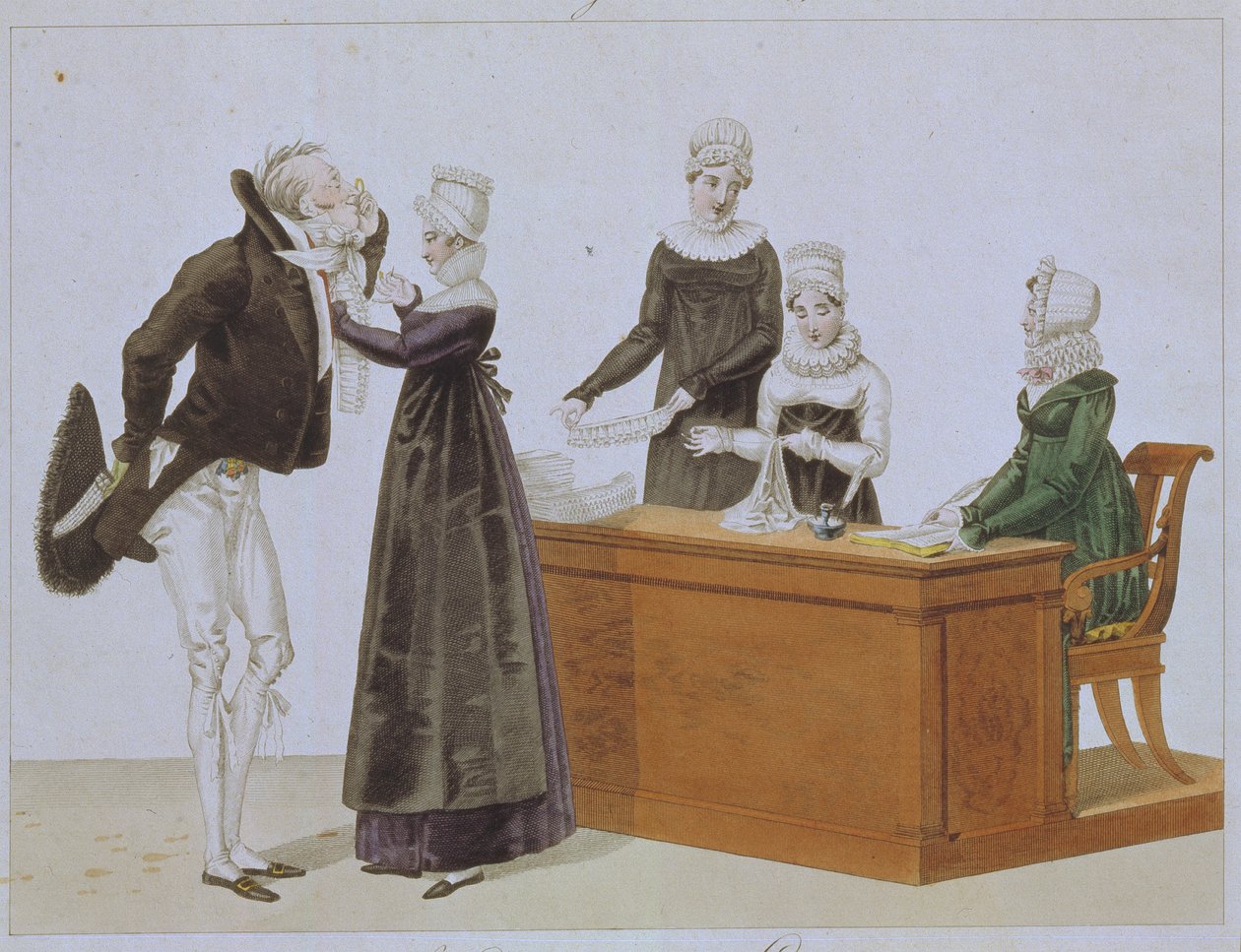 Jabotin kokeilu, c. 1815 tekijältä Unbekannt