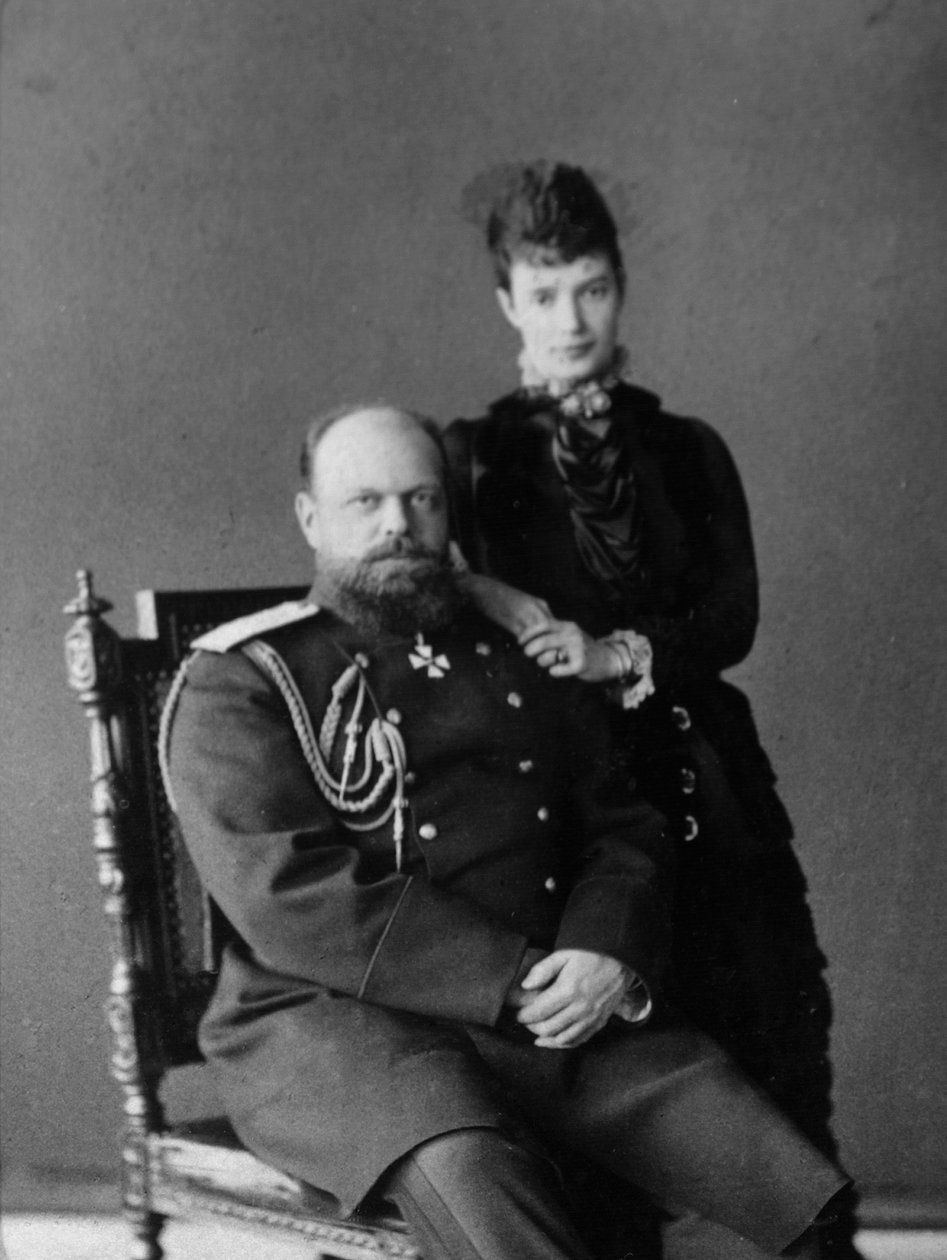 Venäjän tsaari Aleksanteri III ja tsaari Maria Fjodorovna, 1880-luku tekijältä Unbekannt