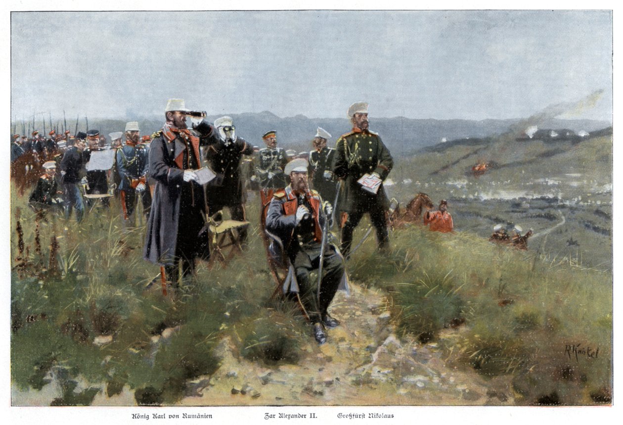 Venäjän keisari Aleksanteri II ja hänen esikuntansa, 1900 tekijältä Unbekannt