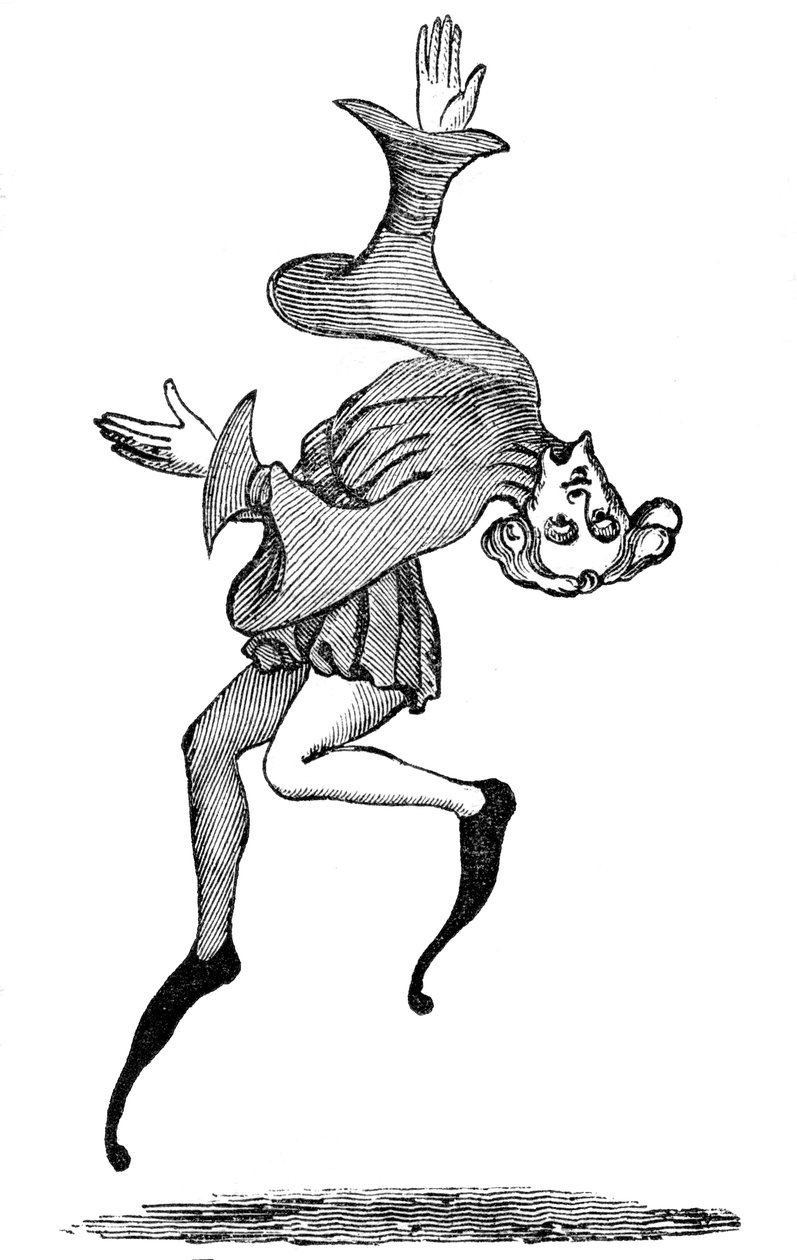 Tumbling, 1300-luku, 1833 tekijältä Unbekannt