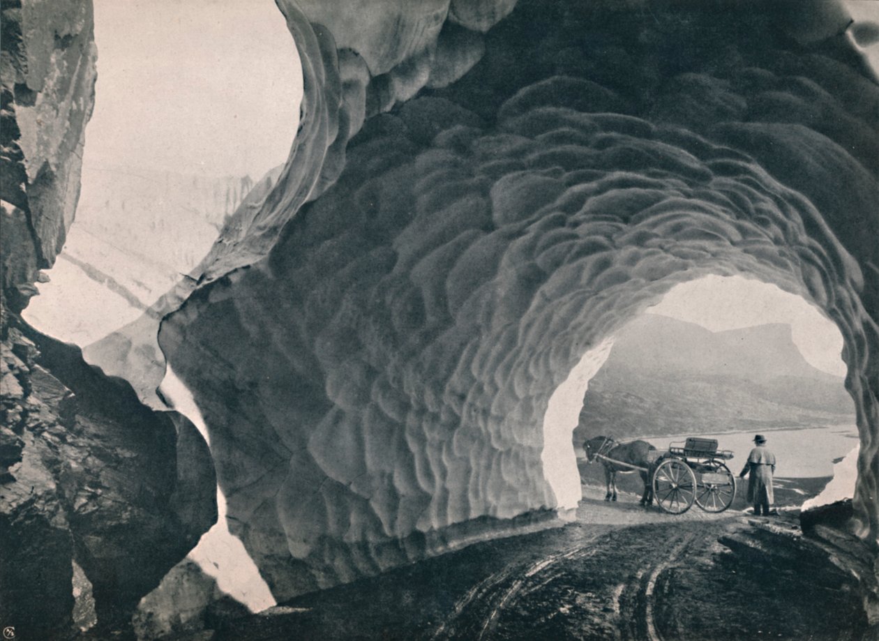 Tunneli lumen läpi, Hauklid Pass, 1914. tekijältä Unbekannt