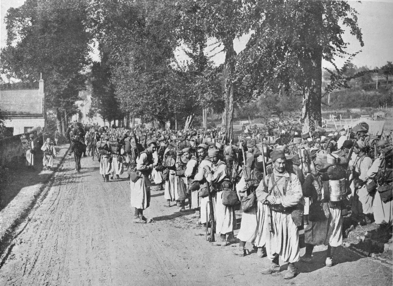 Turcot odottavat käskyn etenemistä, 1914 tekijältä Unbekannt