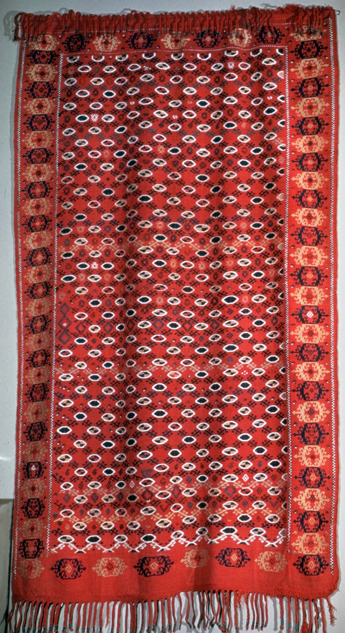 Turkmenistanin päällinen hapsuilla tekijältä Unbekannt