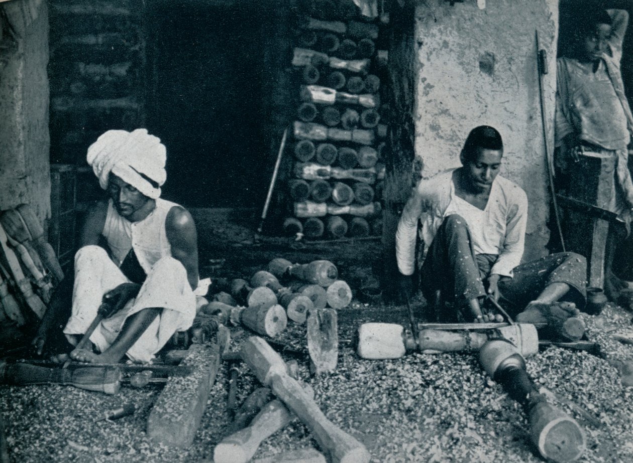 Kääntyvät puiset sängyn jalat, c1942 tekijältä Unbekannt