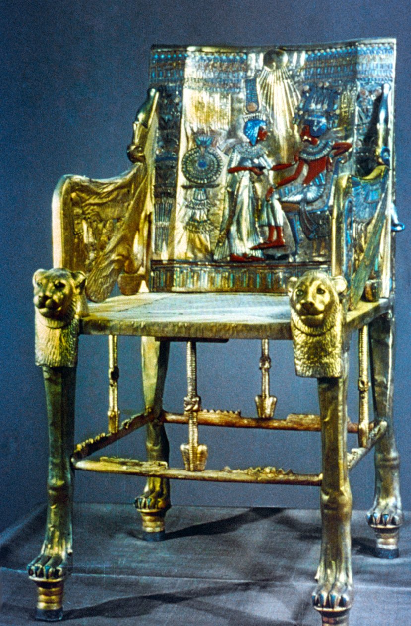 Tutankhamenin puheenjohtaja, Egypti tekijältä Unbekannt