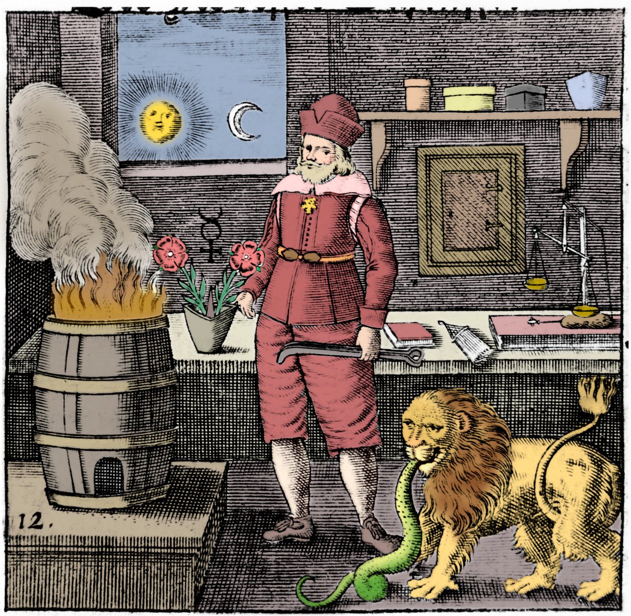 Basil Valentinen kahdestoista avain, 1651 tekijältä Unbekannt