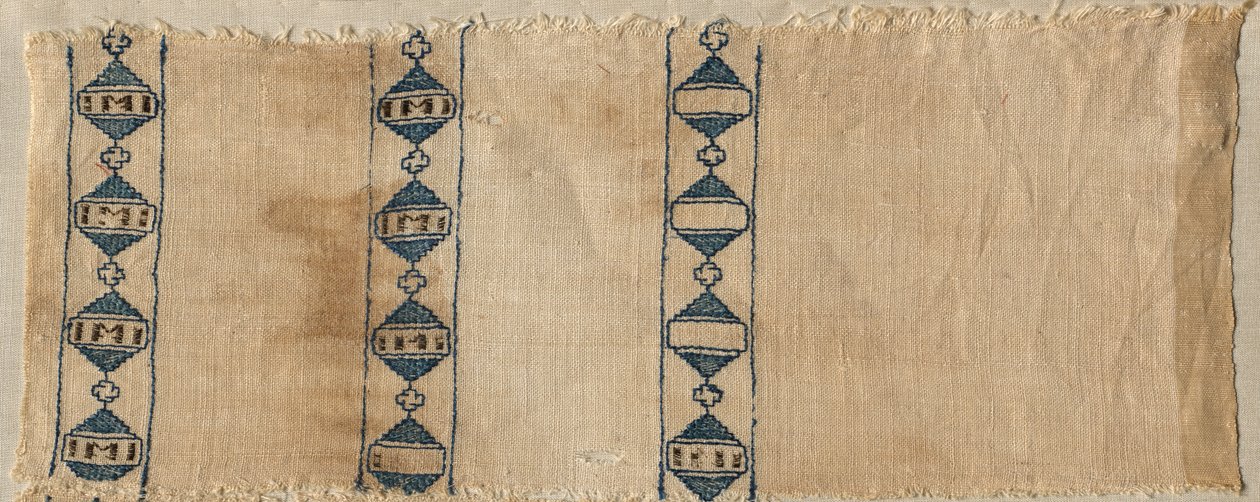 Kaksi fragmenttia huivista tai päähineestä, 1300-luku. tekijältä Unbekannt