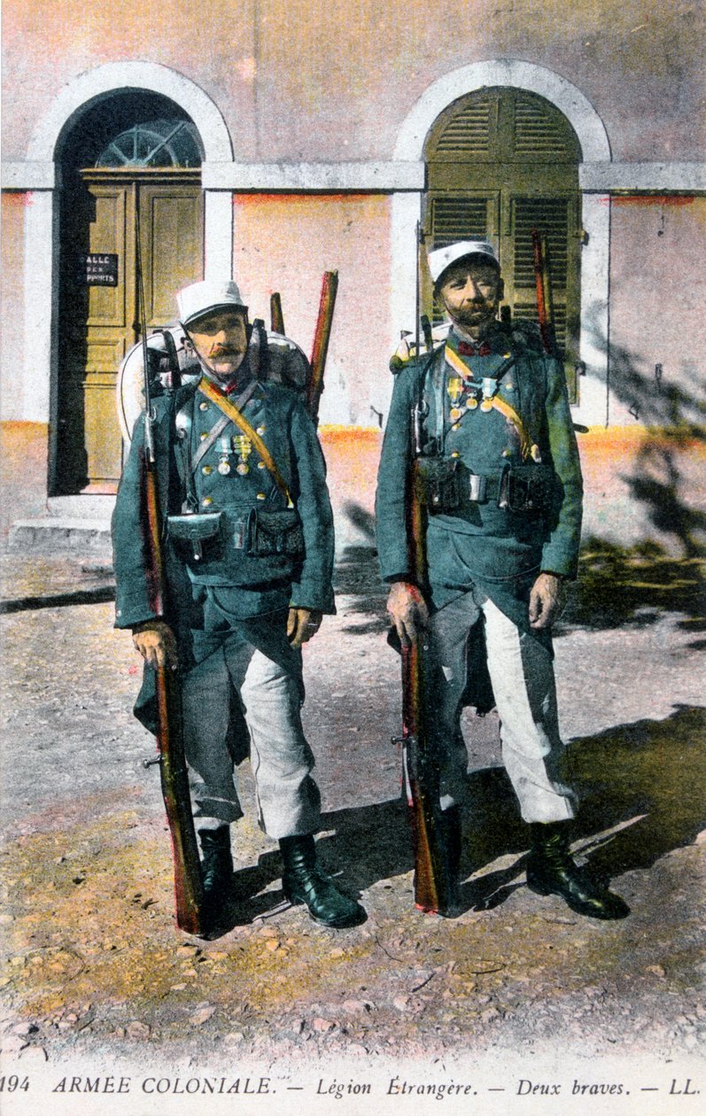 Kaksi ranskalaista muukalaislegionääriä, 1900-luku tekijältä Unbekannt