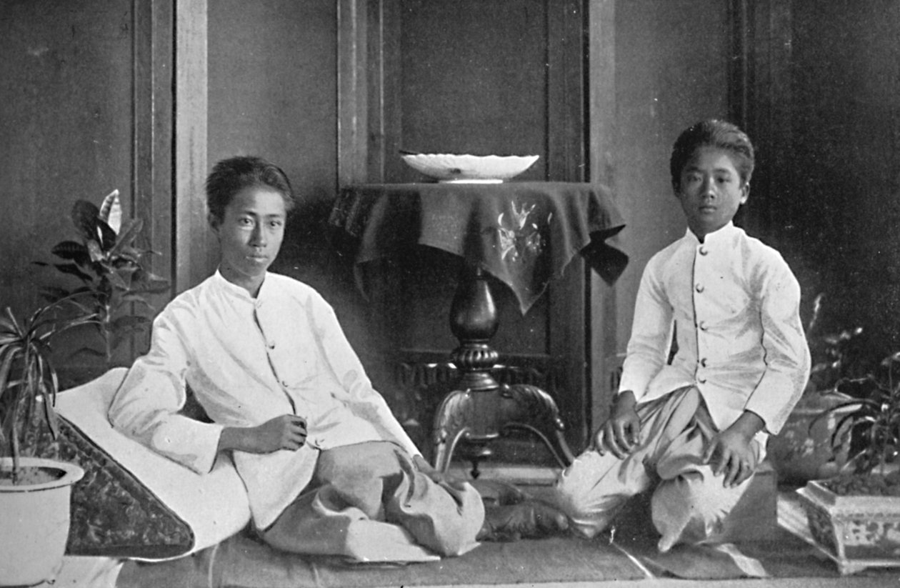 Kaksi siamilaista herraa, 1902 tekijältä Unbekannt